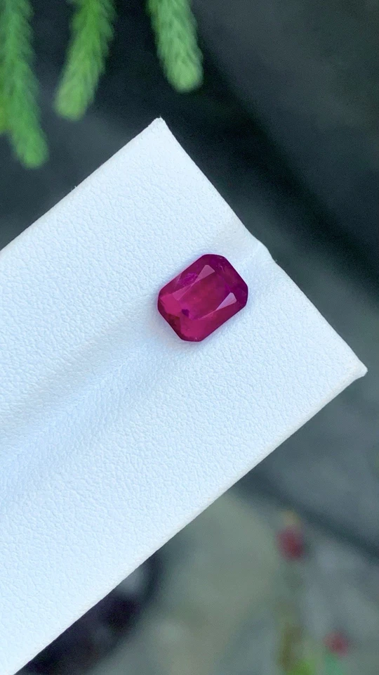 2.32 CRT Rubelite Tourmaline NaturalEarthMined Unheated Faceted From Afghan - Image 3 of 4