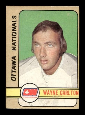 1972 73 O-Pee-Chee #337 Wayne Carleton Nationals VG-EX *w8