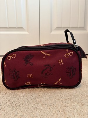 Harry Potter Mascot Pencil Case Toiletry Bag Overnight Case Double Zip EUC