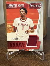 2021 Chronicles Draft Picks Threads Rookie Memorabilia Red /199 Herbert Jones RC