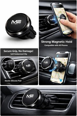 M2 Tec 360° Universal Auto Lüftungs-Halterung KFZ Handy Navi Magnet 