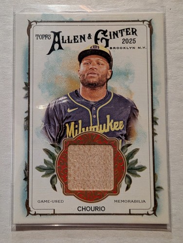2025 Topps Allen & Ginter Jackson Chourio Game-Used Bat Relic #AGR-JC Brewers