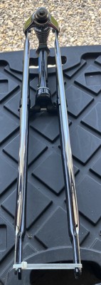 USED ORIGINAL SCHWINN BICYCLE WHIZZER PAINTED BLACK FRONT LOCKING