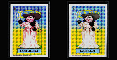 Horrorible Kids FOIL 2 Card Set GPK Spoof 160 Resident Evil Alcina Dimitrescu