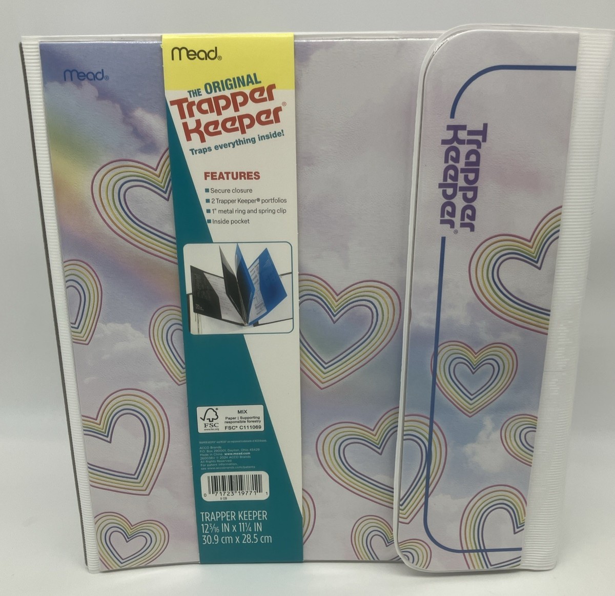TRAPPER KEEPER Folders/clipboard-Vintage 80's Style Design Retro