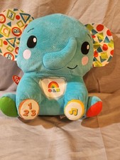 Fisher-Price Lights Learning Elephant Musical Plush Pre-School Baby Toy