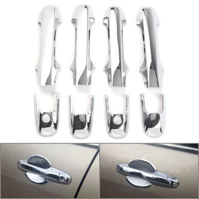 Chrome Door Handle Cover Trims FL FR RL RR Fit Honda Accord 2003-2007 2006 2005