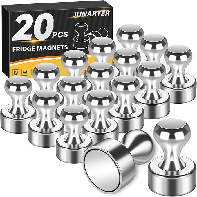 20x Fridge Magnets For Whiteboard Refrigerator Magnets Small&Strong Metal Magnet