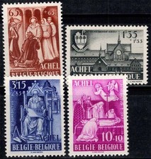 Belgique 1948 Mi. 816-819 Neuf ** 100% Abbaye d'Achel