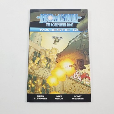 Atomic Robo RPG Majestic 12 by Brian Clevinger 1st Edition 2016 PB Evil Hat