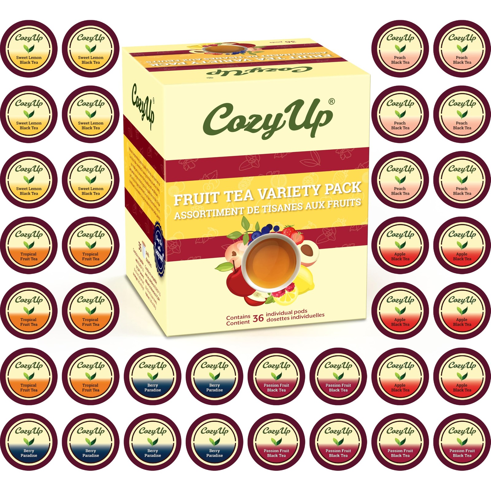 K-cup Variety Pack, 36 Count, Guilt-free Z...