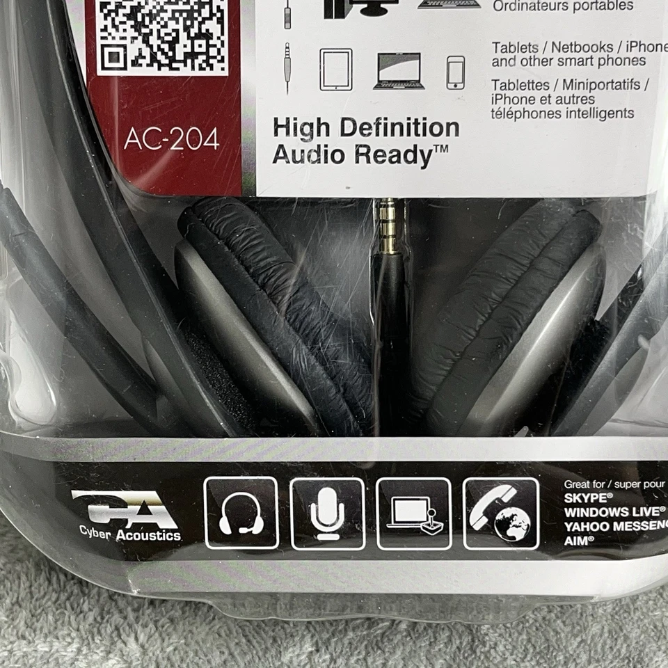 Cyber Acoustics AC-204 Headset (New) - Image 3 of 4
