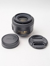 Nikon AF-S DX NIKKOR 35mm f/1.8G Lens Autofocus Works Aperture Stuck AS-IS