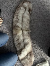 Lazarus of Morganton Vintage Fur Collar Beige Brown Fashion Accessory