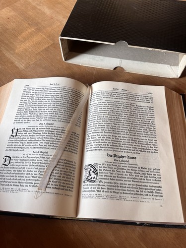 Die Heilige Schrift mit Bildern von R. Schäfer 1934 Gebundene Ausgabe TOP - Bild 7 von 15