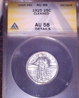 1925  Standing Liberty Quarter, ANACS AU 58 , Conserved, Gorgeous