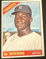 1966 Topps #384 Al Downing   EX +