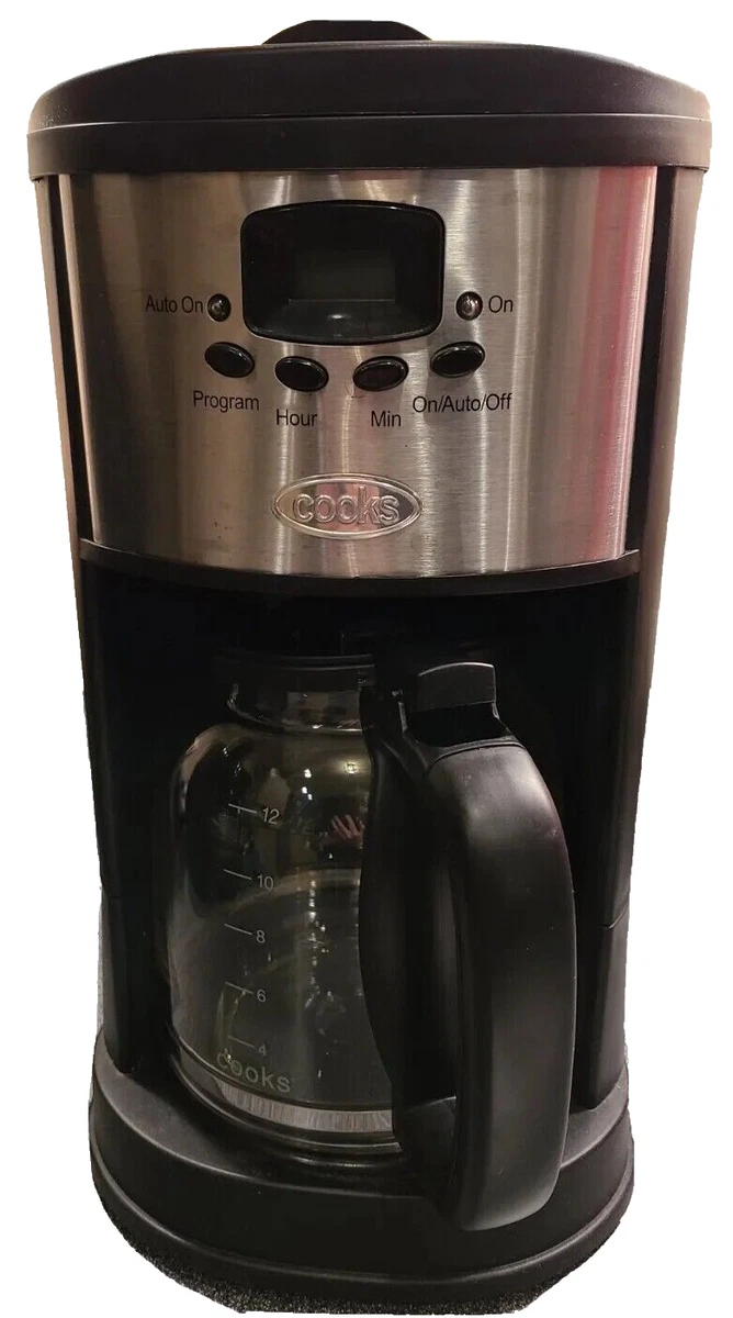 Cooks Essentials 12-Cup Programmable Digital Drip Coffee Maker Model 22005