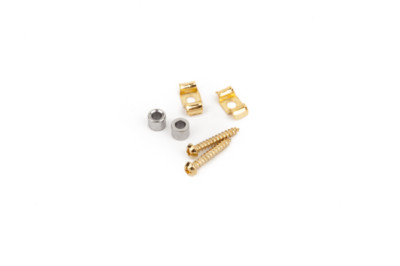 Fender Vintage Style Stratocaster Gold String Guides (Pair), MPN 0018803049