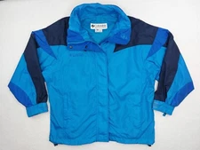 Vintage COLUMBIA Bugaboo Jacket Womens Medium Blue Full Zip Coat Snow Ski Winter