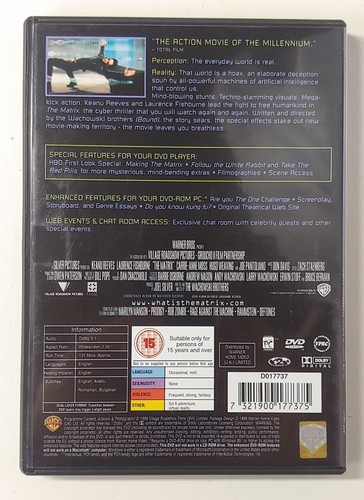 The Matrix (DVD, 1999) - Picture 2 of 4