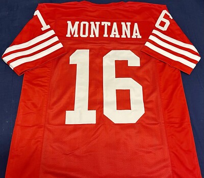 Joe Montana San Francisco Red Football Jersey Mens Size 2XL Stitched