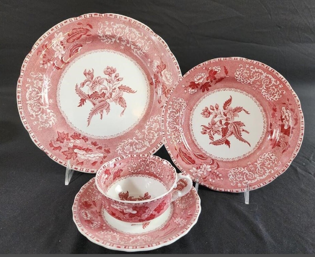 スポード　カミラ　spode camilla　バーレイ　レッド Spode Camilla Red Dinner Plate 676410 | eBay