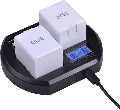 LCD Dual Battery Charger Station Replacement for Arlo Pro & Pro 2 & Go Rechargea - Picture 8 of 12