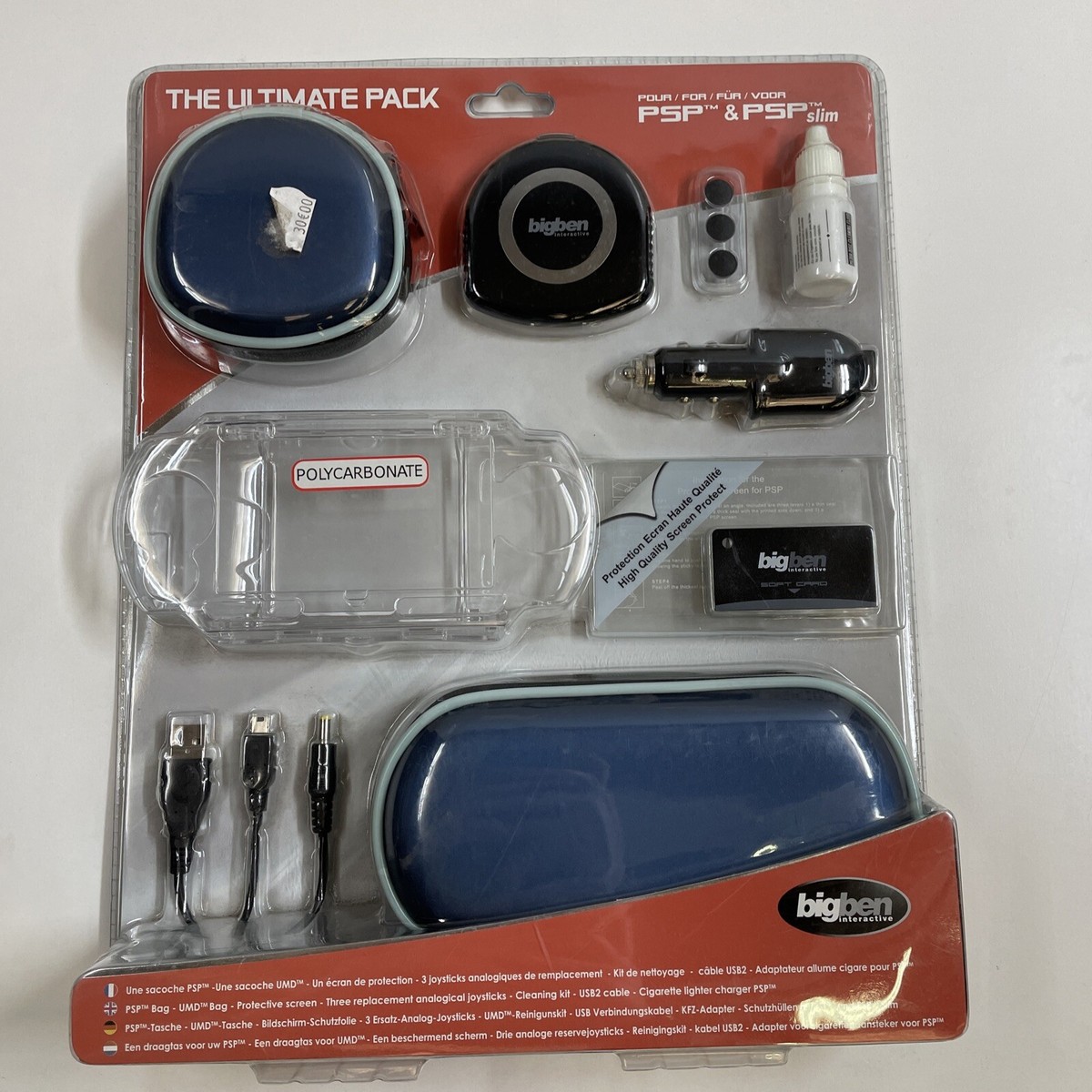 Pack Démarrage PSP FAT 1000 1004 : Chargeur Secteur Batterie Haute Capacite Et Film De Protection Ecran Stra%c3%9fe Game