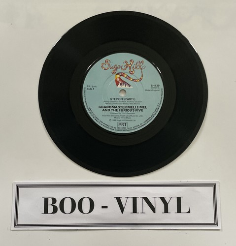 Grandmaster Melle Mel And Furious Five - Step Off 7” vinyl record EX Condition - Picture 3 of 6