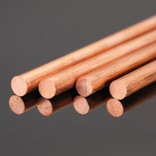 Pure Copper Rod Round bar T2 99.9 Copper Dia 10mm to 100mm Length 100mm -400mm