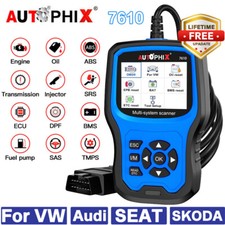 Autophix 7610 All System Diagnostic Scan Tool For Vw Audi Tpms Dpf Battery Reset