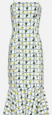 chinese dress ladies Staud Crudite Vegetable-Print Fishtail-Hem Linen Midi Dress – Ms.  Thriftaholic