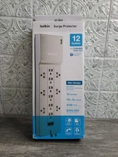 New Belkin Home/Office BE108230-12 Surge Protector In Box - 12 Outlets