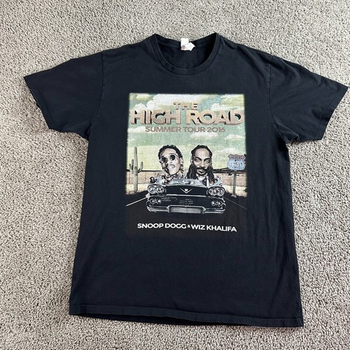 Snoop Dogg Wiz Khalifa The High Road Tour Mens L 2016 Summer Concert Hip Hop