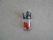 Vintage Hazel Atlas Glass Co Black & Red Scotty Dogs