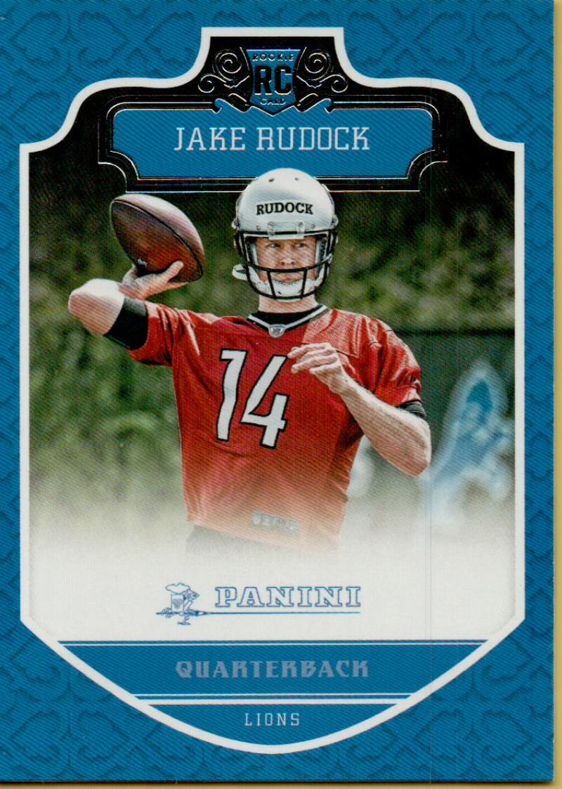 Jake Rudock 2016 Panini Rookies #249 NFL RC Rookie Lions ID:121009