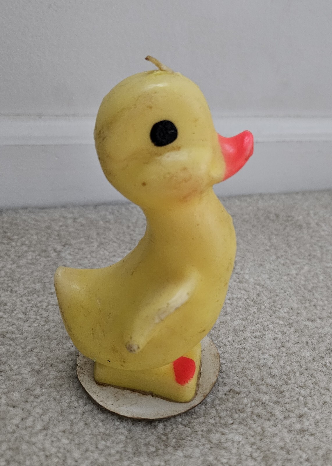 Vintage Gurley Duck Candle Yellow 4.75 Inches Easter Spring eBay