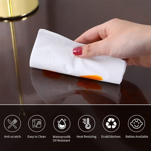 Clear PVC Table Protector - Waterproof, Heat Resistant, 48x90 Inches - Picture 6 of 9