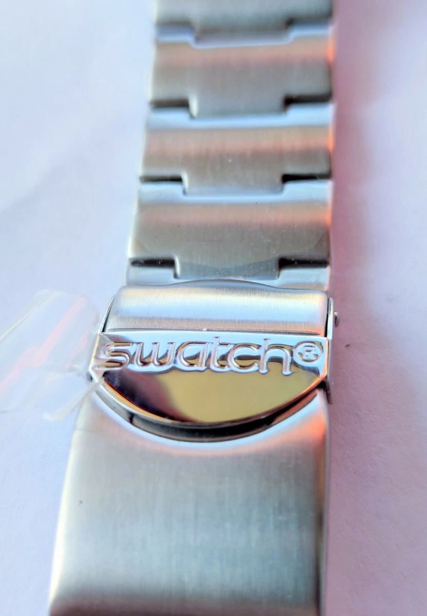 SWATCH STRAP x IRONY CHRONO BLUSTERY YCS438G 2003 NEW