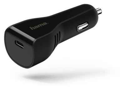 Hama Kfz-Ladegerät, USB Type-C-Port, Power Delivery (PD), 3A, Schwarz, 00178313