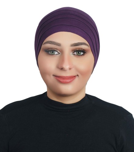 Berretto musulmano da donna sotto sciarpa cotone hijab islamico nuovo - Foto 6 di 63