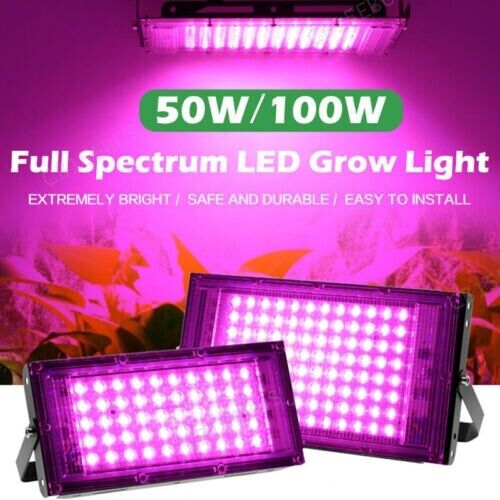 AC LED Plant Grow Light Lamp Greenhouse Full Spectrum Phyto light With Stand B15 - Picture 1 of 14