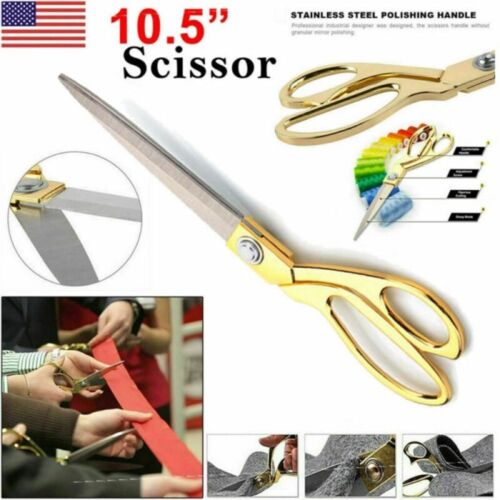 2xTailor Scissors 10.5 Sewing Dressmaking Upholstery Fabric cutting Taylor Shear