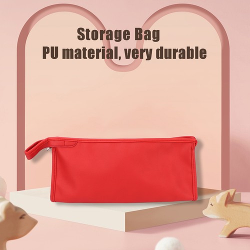 Sac De Stockage Sèche-cheveux PU Cuir Imperméable à La Poussière Sac De Transpor - Photo 7/18