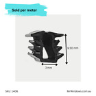 <!--F#f_0-->Vinyl - SKU#1406- Glazing Window U Channel suits 3mm glass - sold per meter<!--F/-->