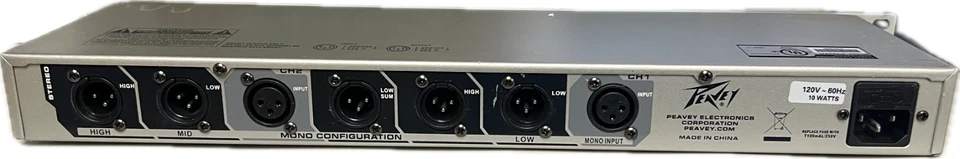 Peavey PV23XO 2-way Stereo / 3-way Mono Crossover - Image 2 of 2