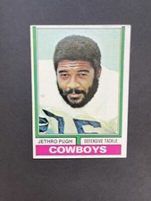 1974 Topps #387 Dallas Cowboys Jethro Pugh