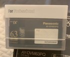 Panasonic Mini Dv Tapes 63Me Ay-Dvm63Pq factory sealed