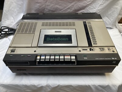 Sony Betamax Weekend Programmer SL-5400 Vintage VCR Beta scan For